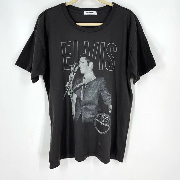 Daydreamer Sun Records X Elvis Merch Tee Black Medium NWOT - Picture 5 of 8